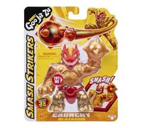BANDAI CO42793 Heroes de Goo JIT Zu Figurine d'action Découvrez Les Nouveaux Smash Strikers Figurine Blazagon, éponge et étire, Multicolore