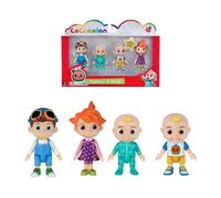 Bandai - CoComelon - Pack 4 figurines - Figurines 7cm a collectionner - JJ (2 figurines), TomTom et YoYo - WT00035