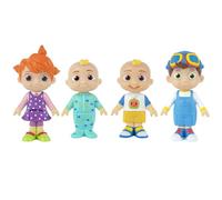 Bandai - CoComelon - Pack 4 figurines - Figurines 7cm à collectionner - JJ (2 figurines), TomTom et YoYo - WT00035