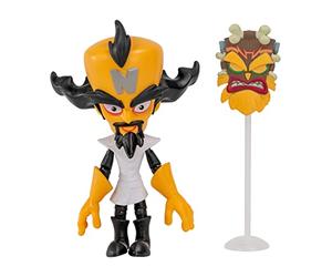 BANDAI Crash Bandicoot Figurines Dr Neo Cortex avec Masque | Jouet Dr Neo Cortex de 11 cm avec Masque et Accessoires de Support | Figurines à Collectionner comme Marchandises et Cadeaux de Jeu vidéo