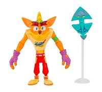 BANDAI Crash Bandicoot Figurines rétro Crash avec Masque | Jouet rétro de 11 cm avec Masque et Accessoires de Support | Vert, Violet, Rouge
