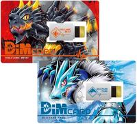 Bandai - Digimon - Carte DIM pour Vital Bracelet Digimon - Set V.1 Volcanic Beat & Blizzard Fang - NT58680