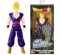BANDAI Dragon Ball - Figurine d'action Super Saiyan Goham Limit Breakers - Inspirée de la série TV Dragon - Articulée et Multicolore - Modèle 40906