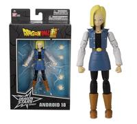 BANDAI - Dragon Ball Super - Figurine Dragon Star 17 cm - Android 18 - Licence Officielle Dragon Ball - Figurine articulée C-18 Cyborg - Jouet Enfant 4 Ans et + - Figurine d'action - 36191