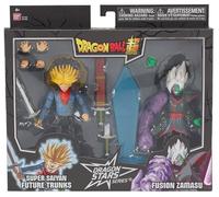Bandai - Dragon Ball Super - Figurine Dragon Stars 17 - Battle Pack - Future Trunks Vs Fusion Zamasu - 37166 Multicolore
