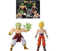 Bandai - Dragon Ball Super - Figurine Dragon Stars 17 cm - Battle Pack - Super Saiyan Goku vs Super Saiyan Broly - 37168