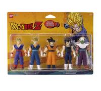 BANDAI Dragon Ball Z - 34503 - Pack de 5 Figurines Set Héros 2