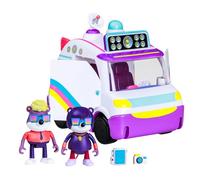 Bandai - Enquêtes Sauvages - Van de la Brigade Souris avec 2 figurines - Véhicule pour Enfants Série Creature Cases - Idée Cadeau Coffret Van + Figurines Bill Jill - Jouet Enfant 3 ans et + - PMCC9013