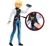 Bandai Figurine articulée à sequin réversible Adrien à chat noir Miraculous