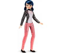 BANDAI - Miraculous Ladybug - Poupée à Sequin - Marinette - Poupée Mannequin Articulée 26 - P50375