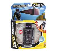 BANDAI, Heroes de Goo JIT Zu CO42766 Figurine d'action Univers Minecraft, Enderman, éponge et aplatissement Multicolore
