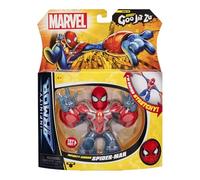 BANDAI Heroes de Goo JIT Zu CO42996 Figurine d'action Spider-Man avec Armour, Jouet élastique et empilable Marvel pour Enfants, Multicolore