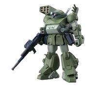 Bandai Hobby HG Scopedog Turbo Custom - Model Kit High Grade - Maquette en plastique Armored Trooper VOTOMS - Échelle 1/20 - Figurine d'action articulée avec des armes lourdes - Construction simple