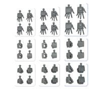 Bandai Hobby Kit de pièces Gundam Option GUNPLA 03 — construction mains bord, Gris