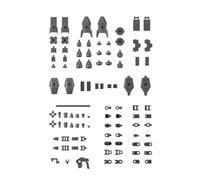 Bandai Hobby - Missions 30 Minute - #28 Option Parts Set 15 (Multi Vernier/Multi-Joint) 30 MM 1/144 Maquette Kit