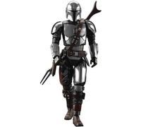 Bandai Hobby - Star Wars - 1/12 The Mandalorian (Beskar Armor) Silver Coating Version Model Kit [COLLECTABLES] Figure, Collectible