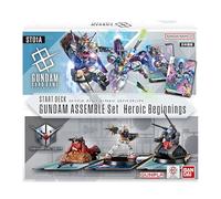 Bandai Jeu de Cartes Gundam, Deck de démarrage, série Gundam Assemble Set Heroic Beginnings (ST01A)