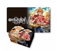 Bandai Tapis de jeu et boîte de rangement One Piece Card Game Monkey.D.Luffy