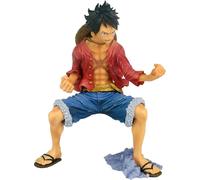 BANDAI KING OF ARTIST | One Piece Figurine de Monkey D. Ruffy | Time Skip Luffy | New World | Mugiwara | Straw Hat | Chapeau de paille Ruffy | Figurine à collectionner