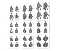 BANDAI Kit de loisirs Gundam Option Pièces Set GunPLA 04 (mains rondes intégrées)