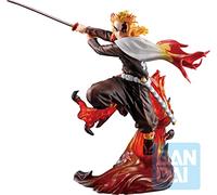 BANDAI Kyojuro Rengoku (Shake The Sword Burn Your Heart) Demon Slayer : Kimetsu no Yaiba Ichibansho Figure