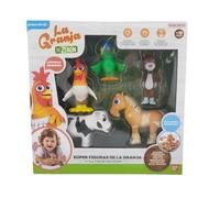 BANDAI La Ferme de Zenon AR85500 - Pack de 5 Super Figurines de Zénon, Multicolore Explore Le Monde avec Le Pack de Super Figurines de zénon, Plaisir Total.