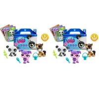 BANDAI - Littlest Pet Shop - 3 Pets Surprise - Petits Animaux a Collectionner - BF00568 (Lot de 2)