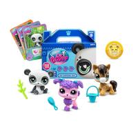 Littlest Pet Shop - 3 Pets Surprise - Petits Animaux à Collectionner - Pack de 3 Animaux Mignons, 3 Cartes, 3 Pièces, 1 Guide - Mini-Figurines Animaux - Jouet Enfant 4 Ans et + -BF00568