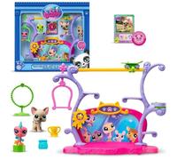 Hasbro Littlest Pet Shop - Coffret Pets Got Talent - 2 animaux, décor et accessoires - 4 ans+