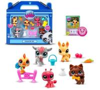 BANDAI - Littlest Pet Shop - Collector Set Thème de la ferme - 5 animaux et accessoires - BF00510
