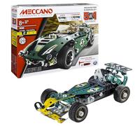 Bandai - Meccano Cabriolet Rétro Friction - Coffret de Construction 5 Modèles - 225 pièces, moteur rétro-friction, outils, notice - Kit Activité assemblage voiture - Jouet Enfant 8 ans et + - APM20102