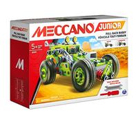 BANDAI - Meccano Junior Ma Voiture à Rétro Friction - Coffret de Construction 138 pièces, Moteur rétro-Friction, Outils, Notice - Kit Activité Assemblage Voiture - Jouet Enfant 8 Ans et + - APM19102