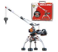 BANDAI - Meccano Super Construction 25 en 1 - Mallette de Rangement - 638 pièces, Moteur, Outils, Notice - Kit Activité Assemblage 25 Modèles véhicules, engins - Jouet Enfant 10 Ans et + - APM11107