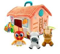 BANDAI Mi Primera AR85000 Ferme de Zenon Musicale, Amusante et éducative Ferme Interactive Multicolore