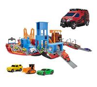 Bandai - Micro Machines - Super Van City - Van Transformable en Univers De Jeu - 3 Véhicules Exclusifs Inclus - JW0042