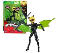 BANDAI Miraculous Ladybug - Mini-poupée 12 cm : Chat Noir et son équipement