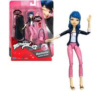 BANDAI - Miraculous Ladybug - Mini-poupée - Marinette - Poupée articulée 12 cm et Ses Accessoires - P50402