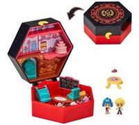 Bandai - Miraculous Ladybug - Mini Univers Chibi Boulangerie - Mini Figurines Marinette Et Adrien Incluses - P50551 Multicolore G