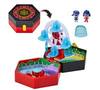 BANDAI - Miraculous Ladybug - Mini Univers Chibi Parc d'attractions - Mini Figurines Marinette et Climatika incluses - Licence Officielle Miraculous - Boîte avec Accessoires - P50553