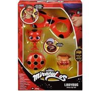 Bandai - Miraculous Ladybug - Set de Transformation - Déguisement Ladybug - Masque Yoyo Miroir Boucles d'oreilles Kwami Tikki - Déguisement Miraculous et accessoires - Jouet Enfant 4 ans et + - P50601