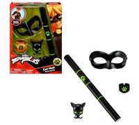 BANDAI - Miraculous Set de transformation - Chat Noir - Accessoire Magique - Bijou Magique - Kwami