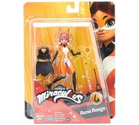 BANDAI Miraculous Rena Rouge Poupée - Tales of Ladybug and Cat Noir - 12 cm Alya Super-héros avec Accessoires