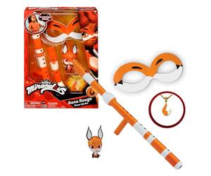 BANDAI - Miraculous - Set de Transformation - Rena Rouge - Déguisement et Accessoires de Super-héros - Licence Officielle - Accessoires Renard Rena Rouge - P50602