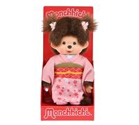 BANDAI Monchhichi Kimono Rose - Peluche Singe