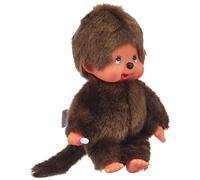 BANDAI - Monchhichi - Peluche Monchhichi Original - Peluche Singe Iconique des années 80 Toute Douce 20 cm pour Enfants et Adultes - Jouet Enfant 2 Ans et + - 84637