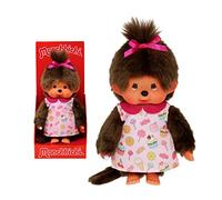 Bandai - Monchhichi - Peluche Monchhichi Pop & Candy - Peluche Iconique des années 80 - Peluche Toute Douce 20 cm pour Enfants et Adultes - SE233861