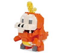 Bandai - Nanoblock - Chochodile (Fuecoco) - Pokémon - Mini Figurine en Briques Pokemon - Kit Construction Figurine Pokémon Chochodile en Pixel - Jouet Enfant 12 Ans et + Ado Adultes - NBPM02