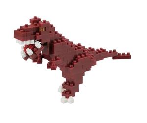 BANDAI - Nanoblock - Figurine Dinosaure - Tyrannosaure - Mini-Figurine en Briques 170 pcs - Jeu de Construction Montage Maquette T-Rex - Kit Construction Jouet Enfant 12 Ans et + Ado Adultes - NBC111