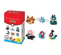 Bandai - Nanoblock - Pack Mini-Figurines Pokémon Type Normal - Coffret de 6 Figurines Pokémon à Assembler en Briques - Jeu de Construction Maquette - Jouet Enfant 12 Ans et + Ado Adultes - NBPM14B