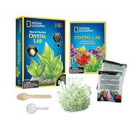 Bandai - National Geographic - Kit de Cristal à Faire Pousser - Cristal Vert - Jeu Scientifique et éducatif - STEM - JM80557M